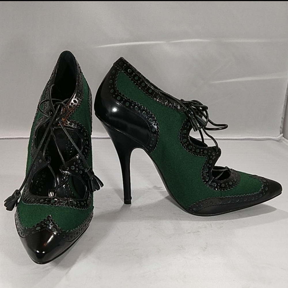 Tory Burch, size 8.5 Hawthorn lace up heels